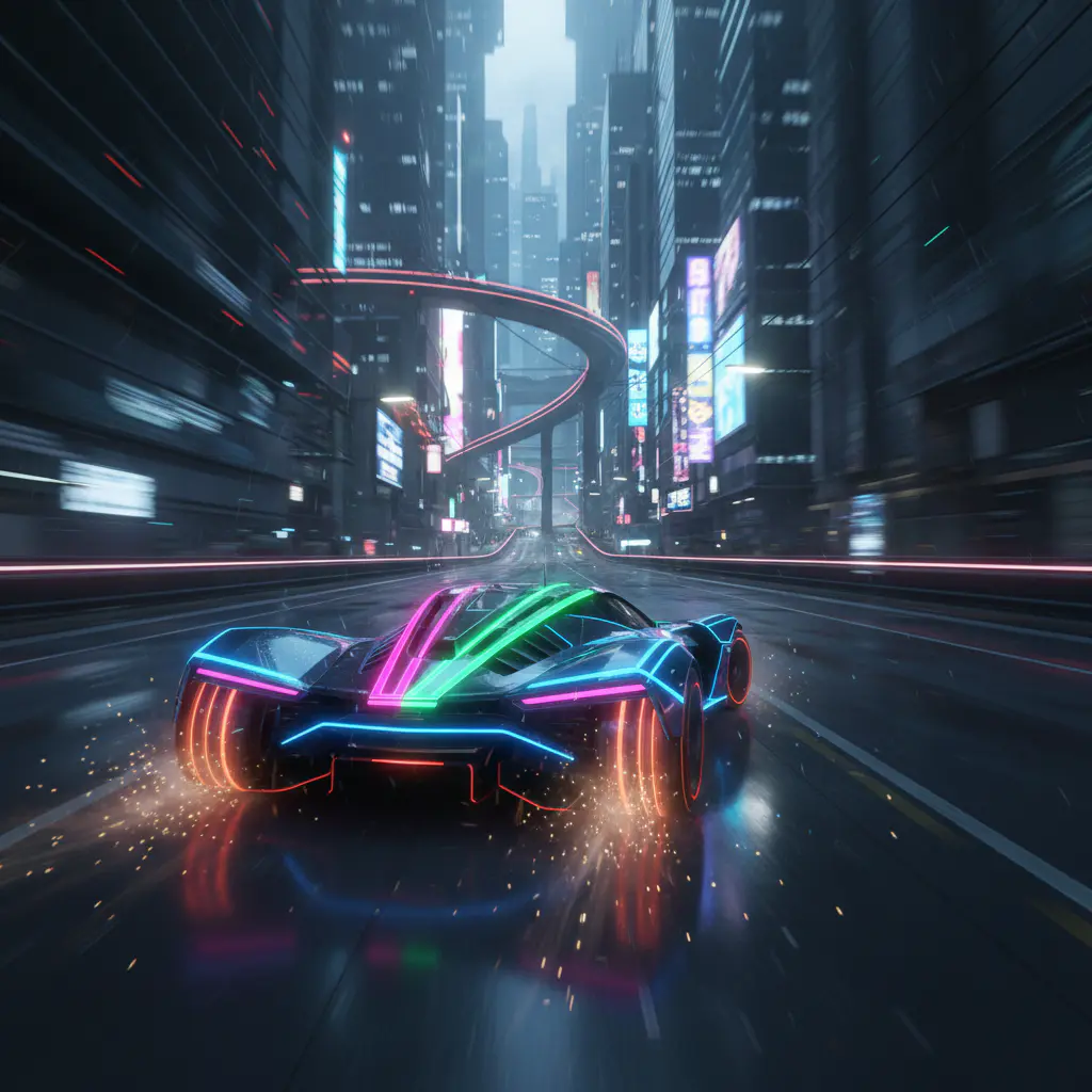 Cyber Racer Screenshot